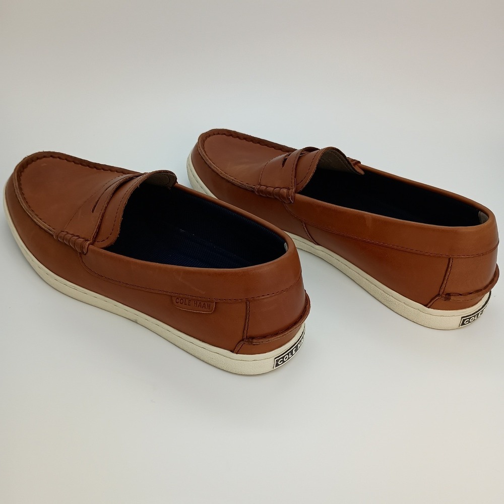 Cole Haan Grand.OS Mens 9M British Tan Leather Penny Loafer Sneakers C27789 - Picture 2 of 7